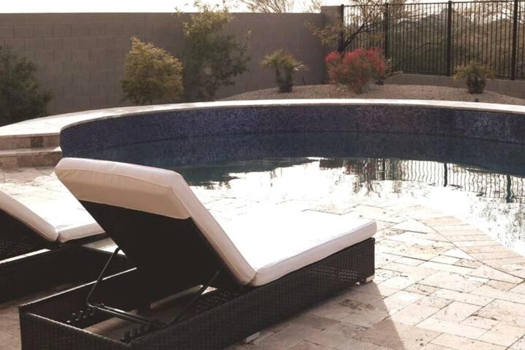 Phoenix Home With Heated Pool, Desert Views & Hot Tub Anthem Buitenkant foto